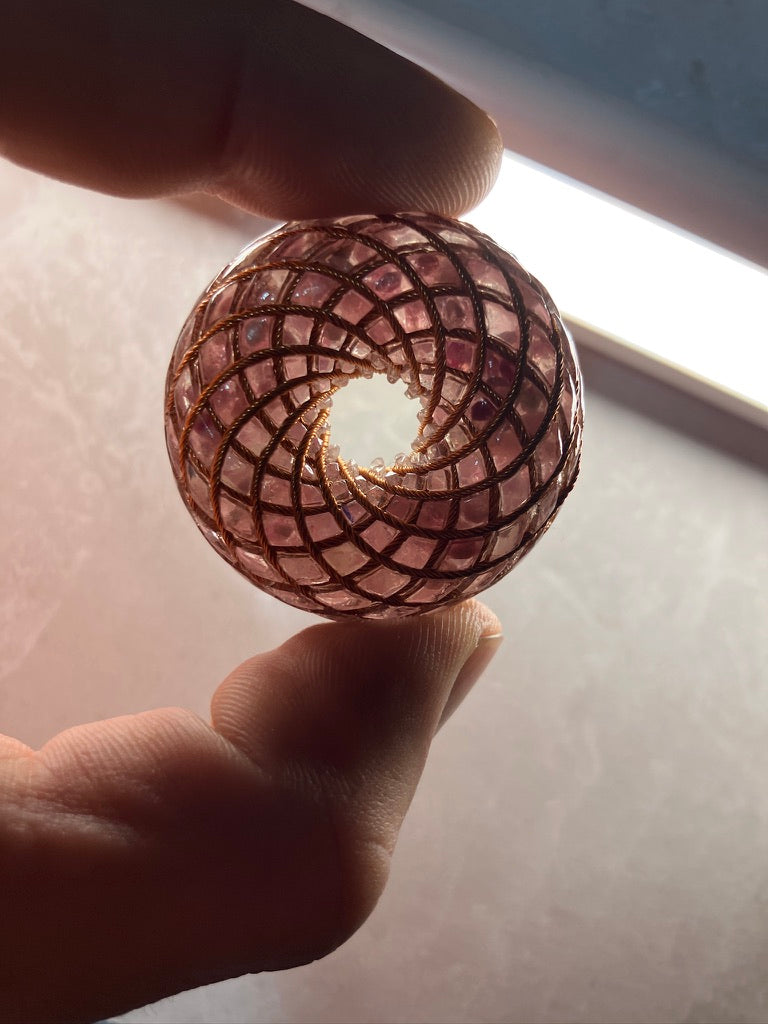 Collar Toroidal Rosa